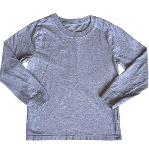 Carter's 5T Boys gray Heathered long sleeve cotton shirt